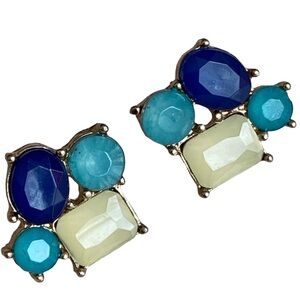 Vintage Kate Spade Multifaceted Stone Earrings